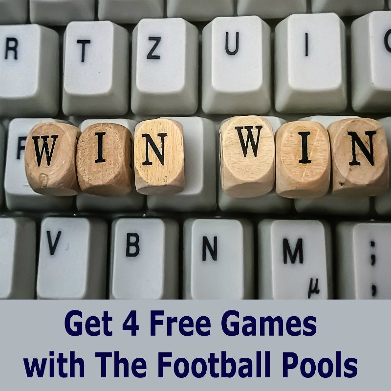 Get 4 Free Games with The Football Pools