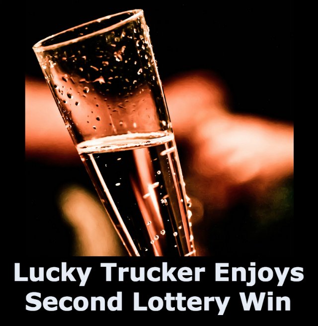 Lucky Trucker Enjoys Second Lottery Win