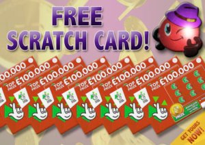 Lucky Number Dip Free Scratch Card banner