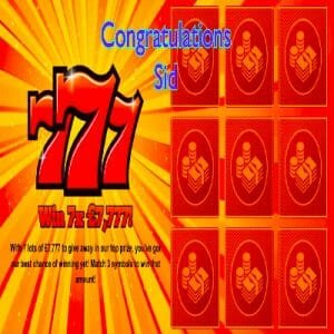 Daily Prize Draw Winner 30-12-2020